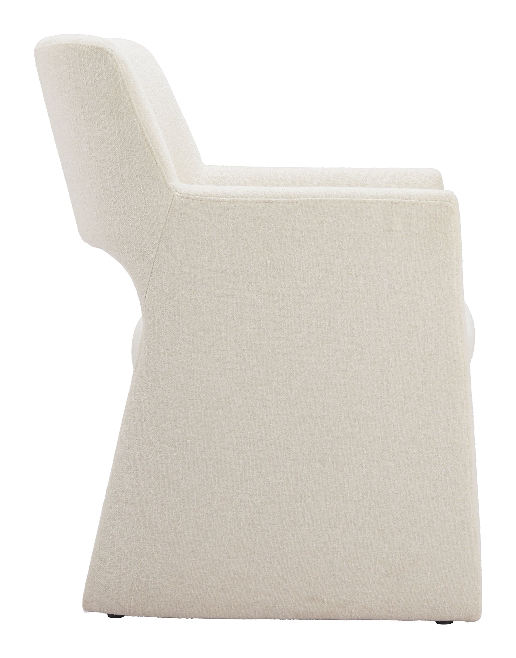 Minet Linen White Dining Chair - Ornate Home