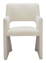 Minet Linen White Dining Chair - Ornate Home