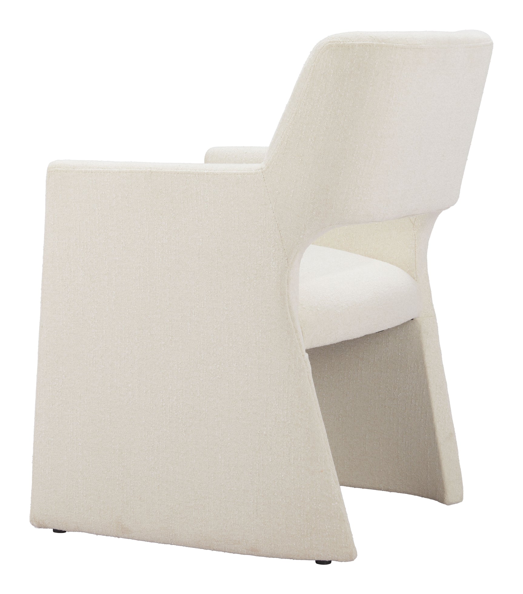 Minet Linen White Dining Chair - Ornate Home