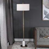 Minette Brass Mid-Century Floor Lamp - Ornate Home