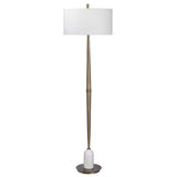 Minette Brass Mid-Century Floor Lamp - Ornate Home