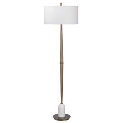 Minette Brass Mid-Century Floor Lamp - Ornate Home