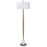 Minette Brass Mid-Century Floor Lamp - Ornate Home