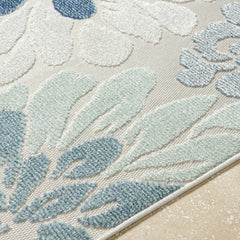Minga Cream Outdoor Area Rug - Clearance - Ornate Home