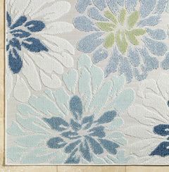 Minga Cream Outdoor Area Rug - Clearance - Ornate Home