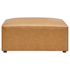 Mingle Tan 6-Piece Vegan Leather Furniture Set - Ornate Home
