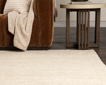 Mini Ivory Boucle Rug - Ornate Home