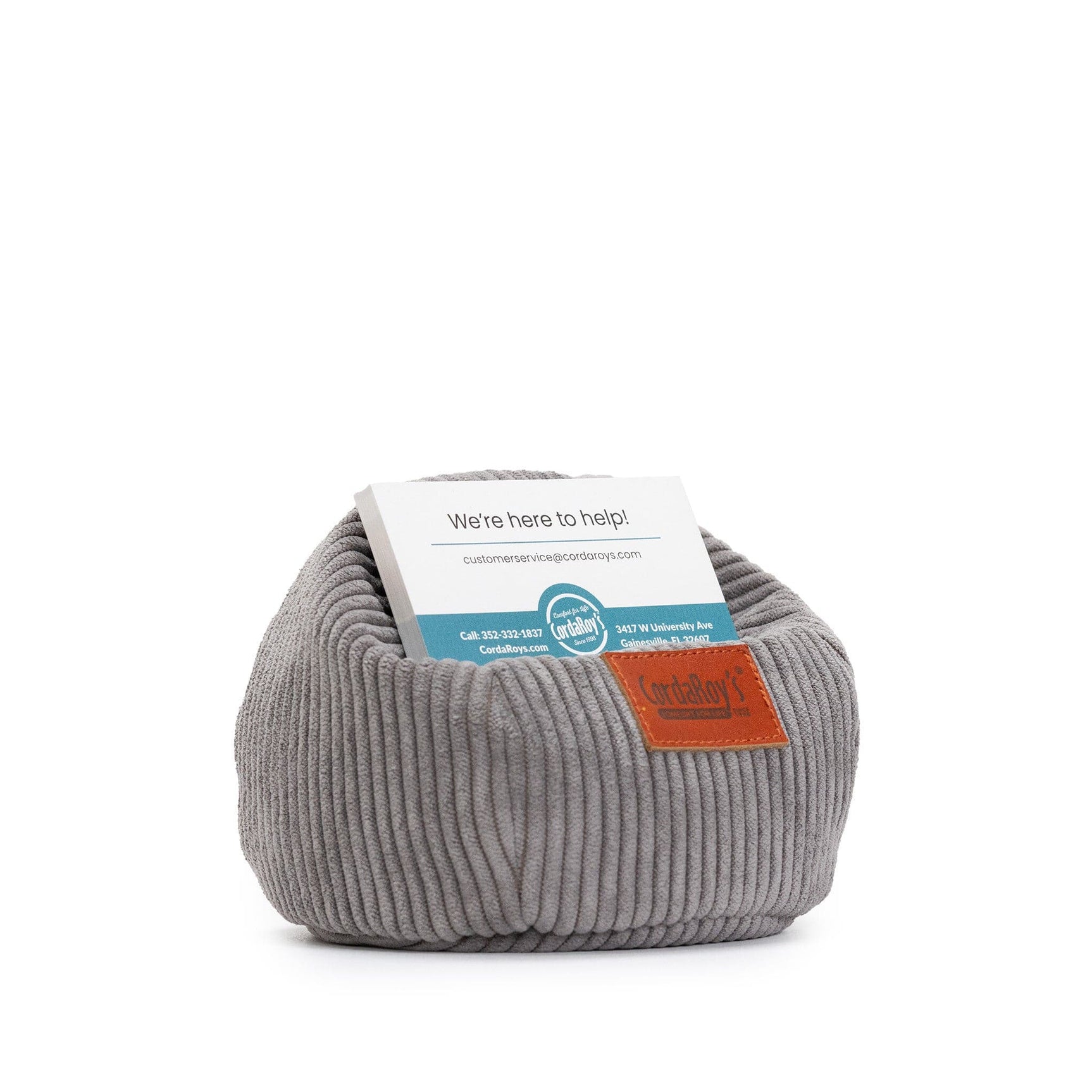 Mini Phone Holder Desk Bean Bag - Corduroy - Ornate Home