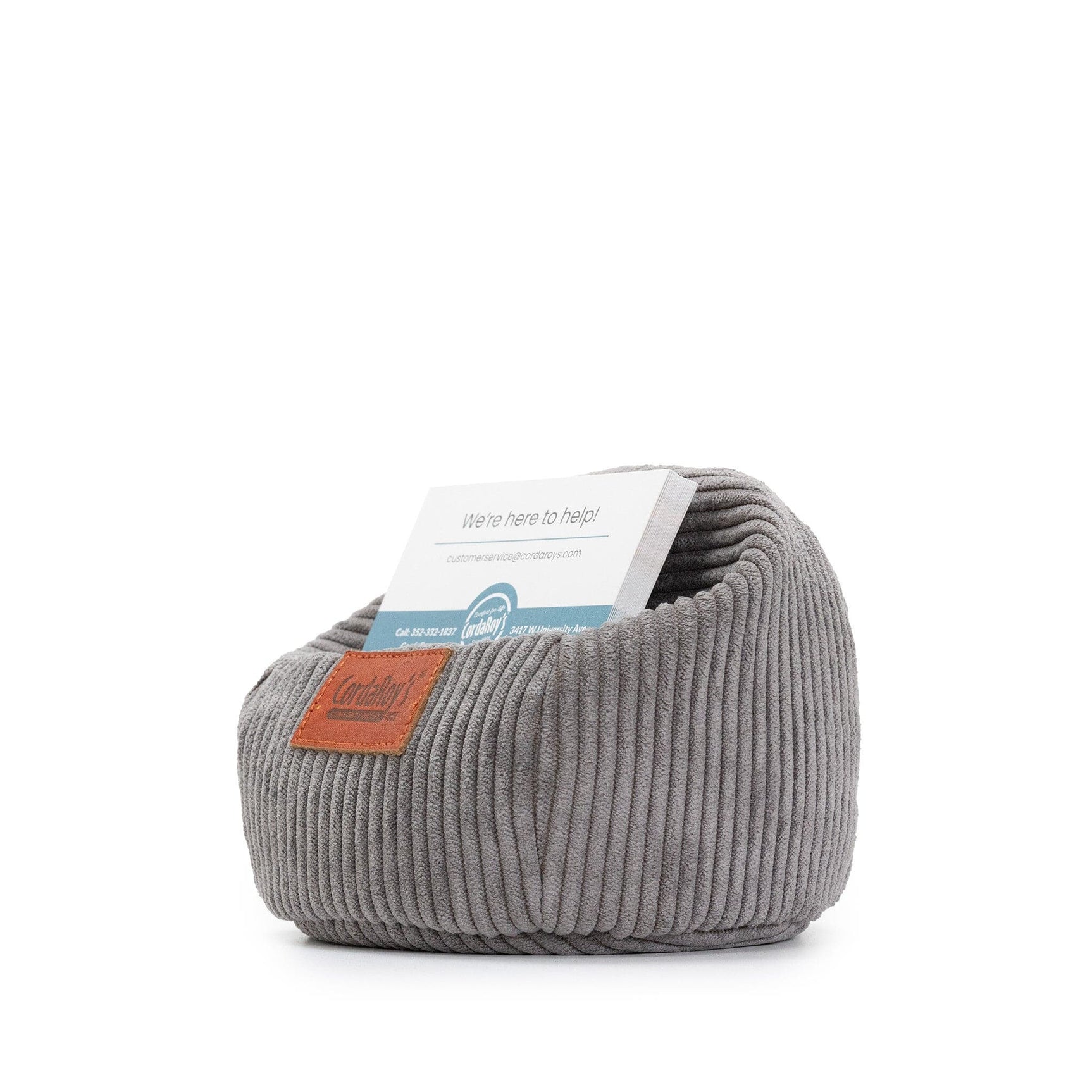 Mini Phone Holder Desk Bean Bag - Corduroy - Ornate Home