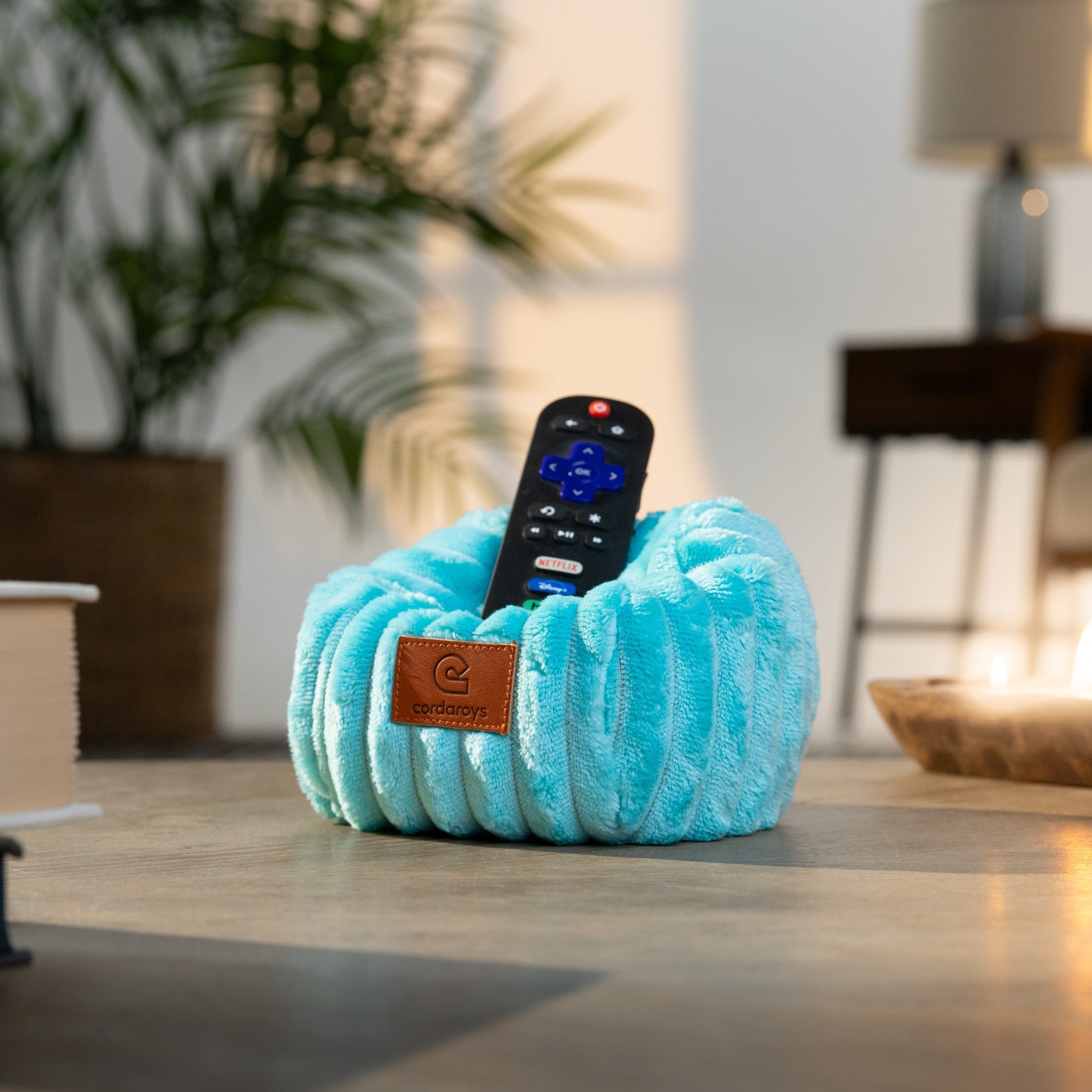 Mini Phone Holder Desk Bean Bag - Plush Corduroy - Ornate Home