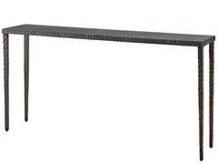 Minimalist Oil Rubbed Bronze Console Table - Ornate Home