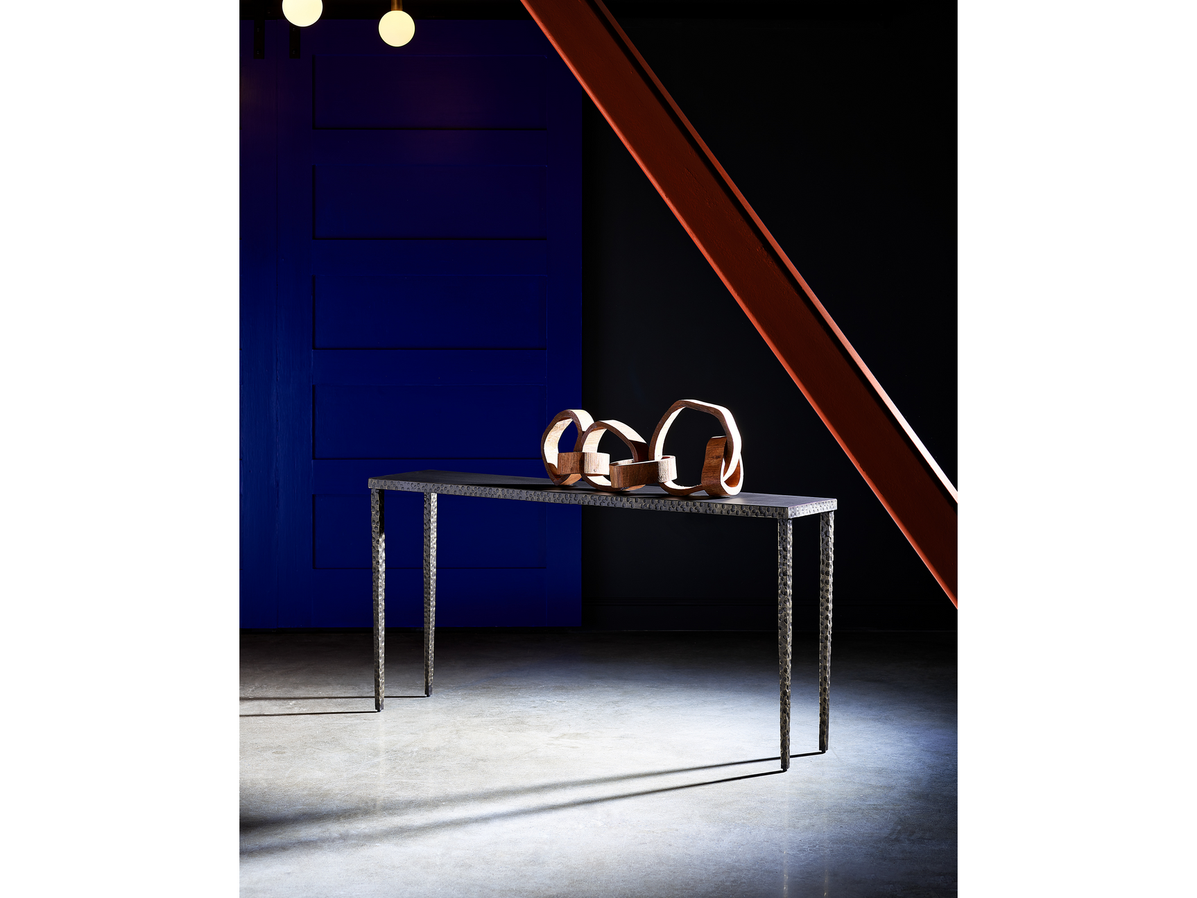 Minimalist Oil Rubbed Bronze Console Table - Ornate Home