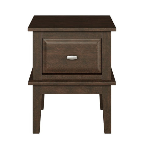 Minot Brown Cherry End Table - Ornate Home