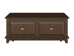 Minot Brown Cherry Lift Top Cocktail Table - Ornate Home