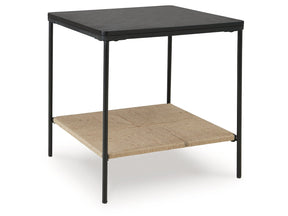 Minrich Black/Natural Accent Table (Online Special Price) - Ornate Home