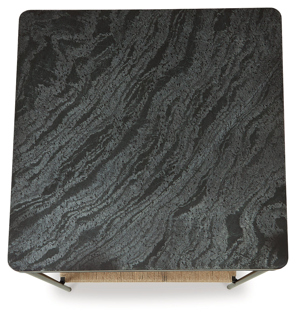 Minrich Black/Natural Accent Table (Online Special Price) - Ornate Home