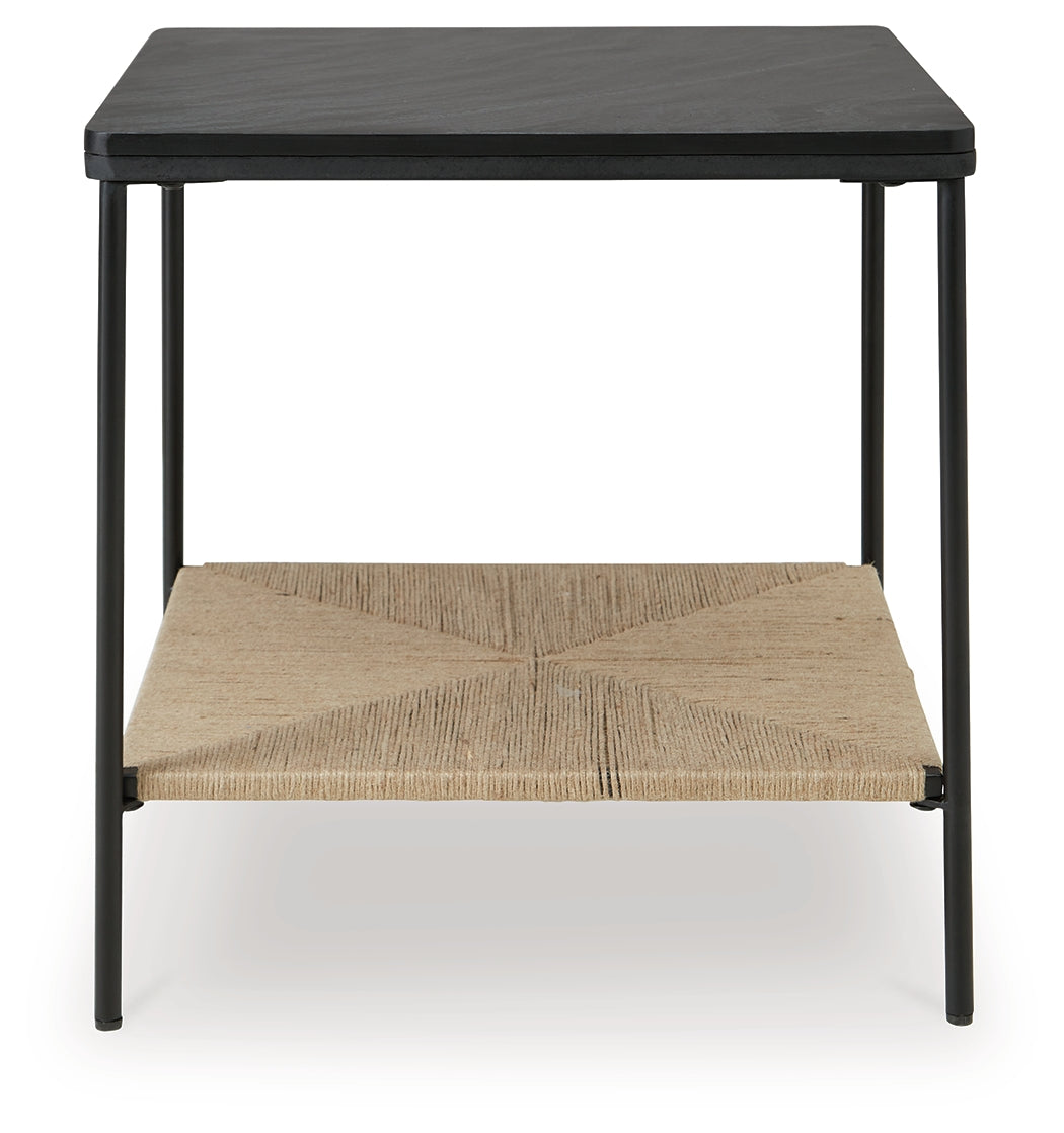 Minrich Black/Natural Accent Table (Online Special Price) - Ornate Home