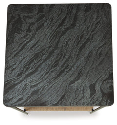 Minrich Black/Natural Accent Table - Ornate Home