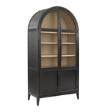 Minster Black Arched Cabinet - Ornate Home