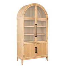 Minster Natural Arched Cabinet - Ornate Home