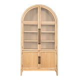 Minster Natural Arched Cabinet - Ornate Home