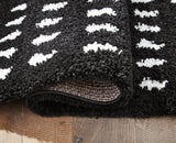 Minston Black/White 5' x 7' Rug - Ornate Home