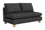 Minze Black Loveseat