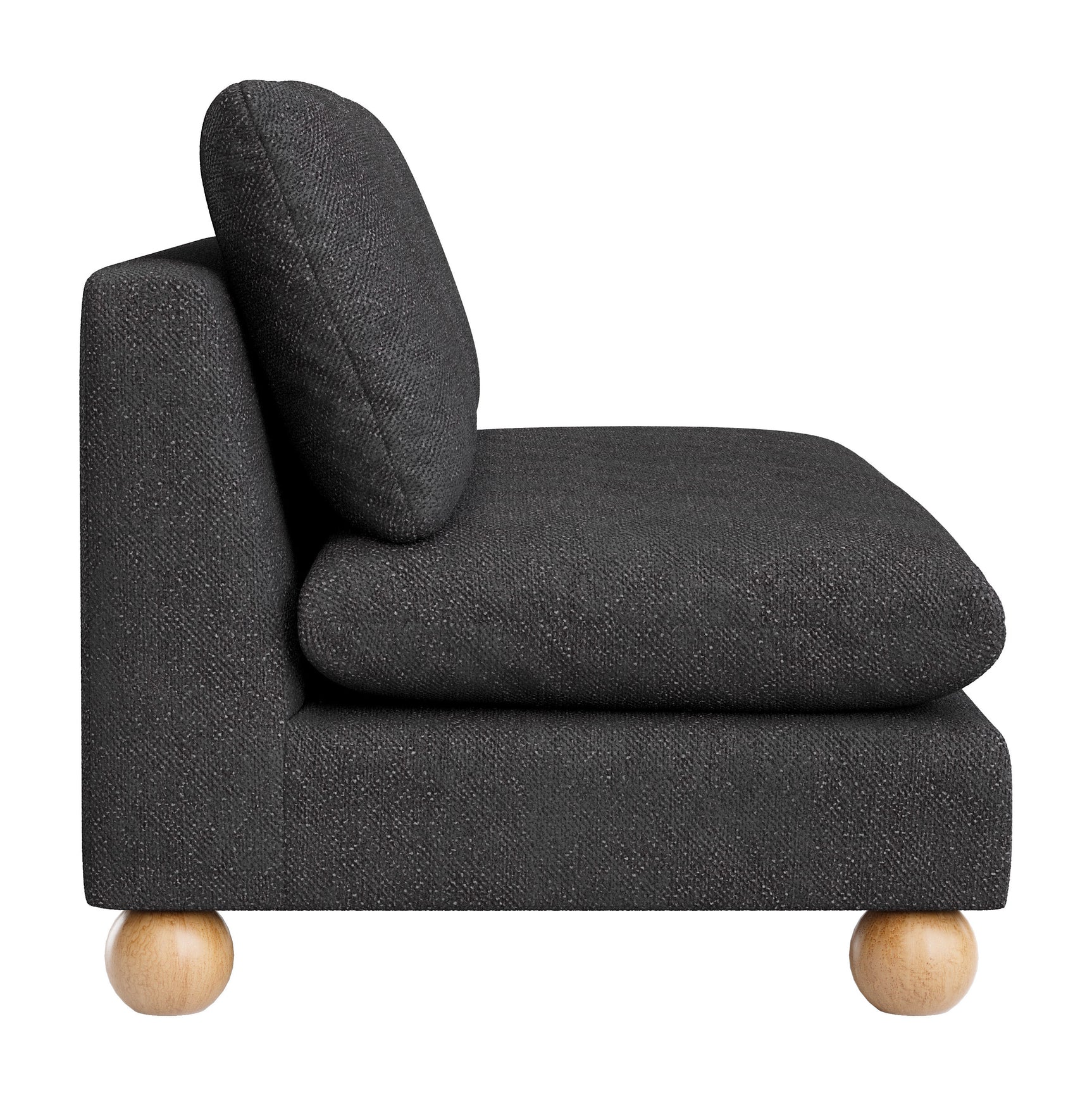 Minze Black Loveseat