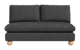 Minze Black Loveseat
