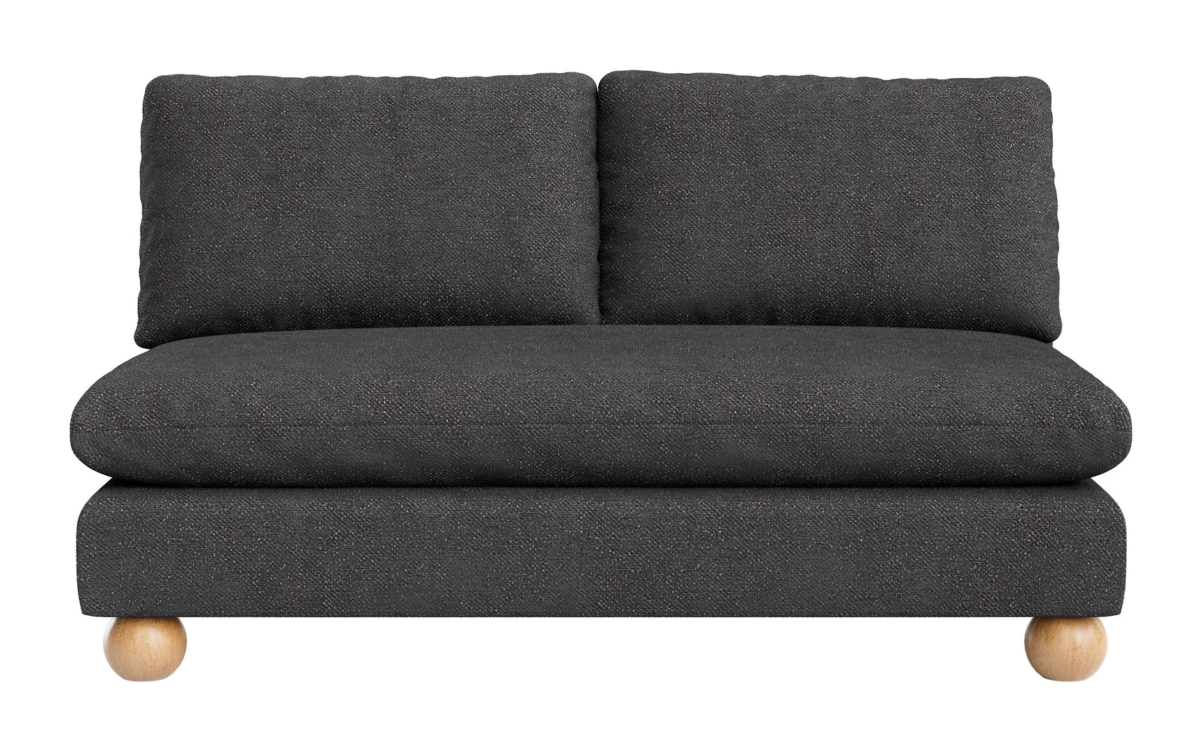 Minze Black Loveseat