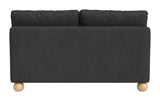 Minze Black Loveseat