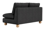 Minze Black Loveseat