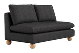 Minze Black Loveseat
