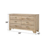 Miquell Natural Dresser - Ornate Home
