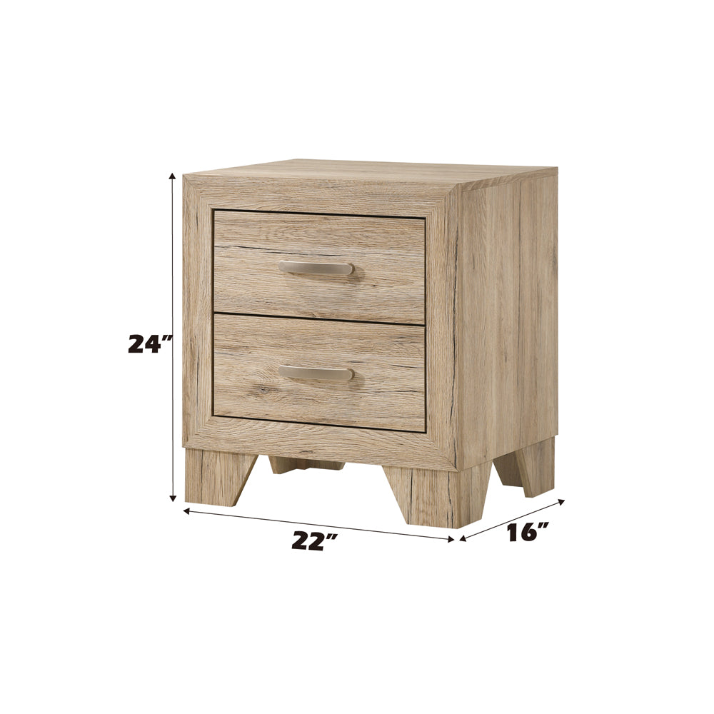 Miquell Natural Nightstand - Ornate Home
