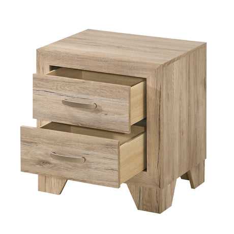 Miquell Natural Nightstand - Ornate Home