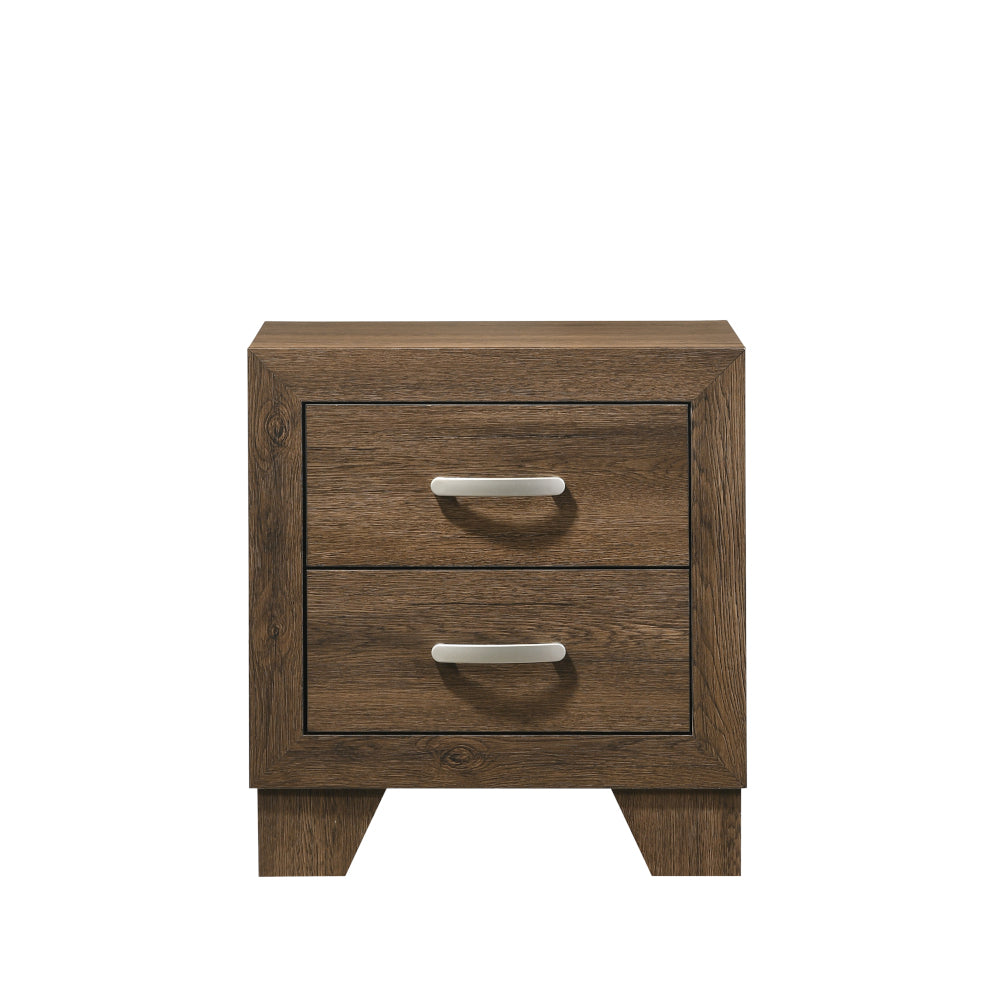 Miquell Oak Nightstand - Ornate Home