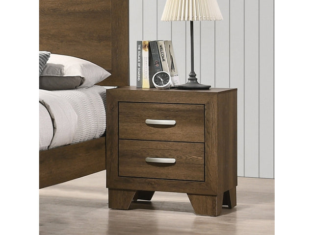 Miquell Oak Nightstand - Ornate Home