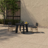 Mira Black Outdoor Dining Chair - Ornate Home