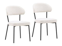 Mira Cream Dining Chair (Set of 2) - Ornate Home