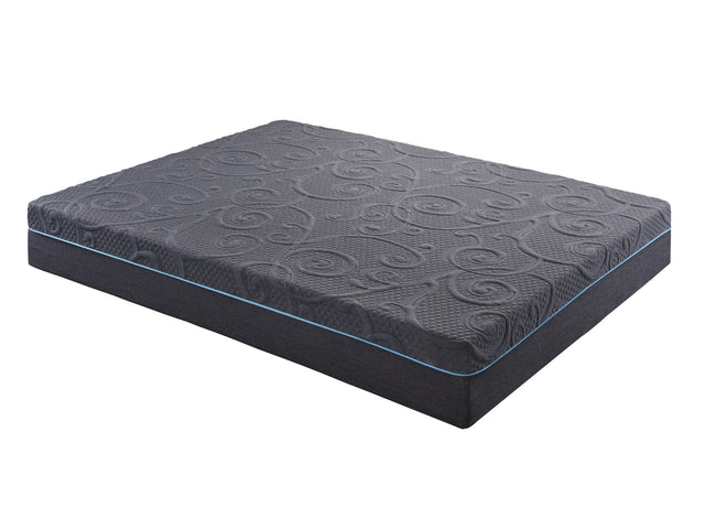 Mira Dark Gray 11" Queen Gel-Infused Memory Foam Hybrid Mattress - Ornate Home