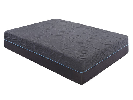Mira Dark Gray 14" California King Gel-Infused Memory Foam Hybrid Mattress - Ornate Home