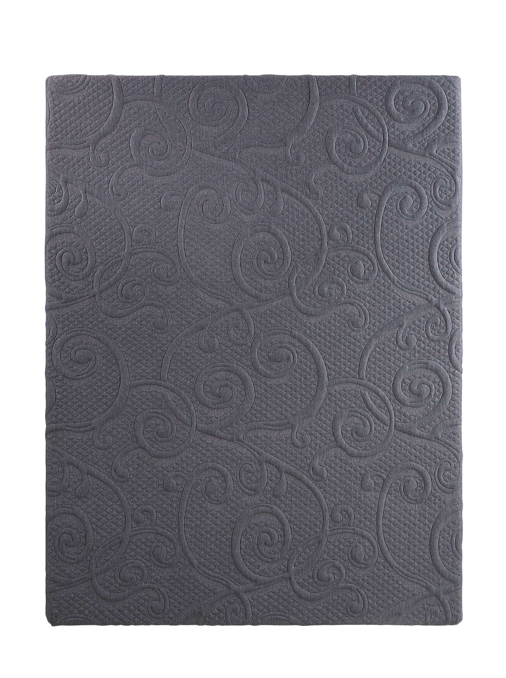 Mira Dark Gray 14" California King Gel-Infused Memory Foam Hybrid Mattress - Ornate Home