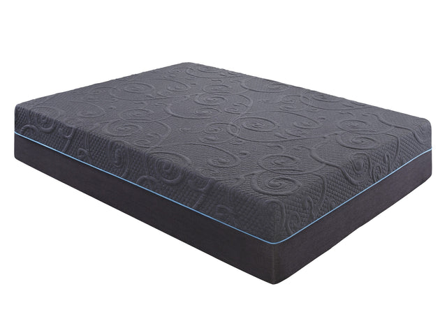 Mira Dark Gray 14" Queen Gel-Infused Memory Foam Hybrid Mattress - Ornate Home