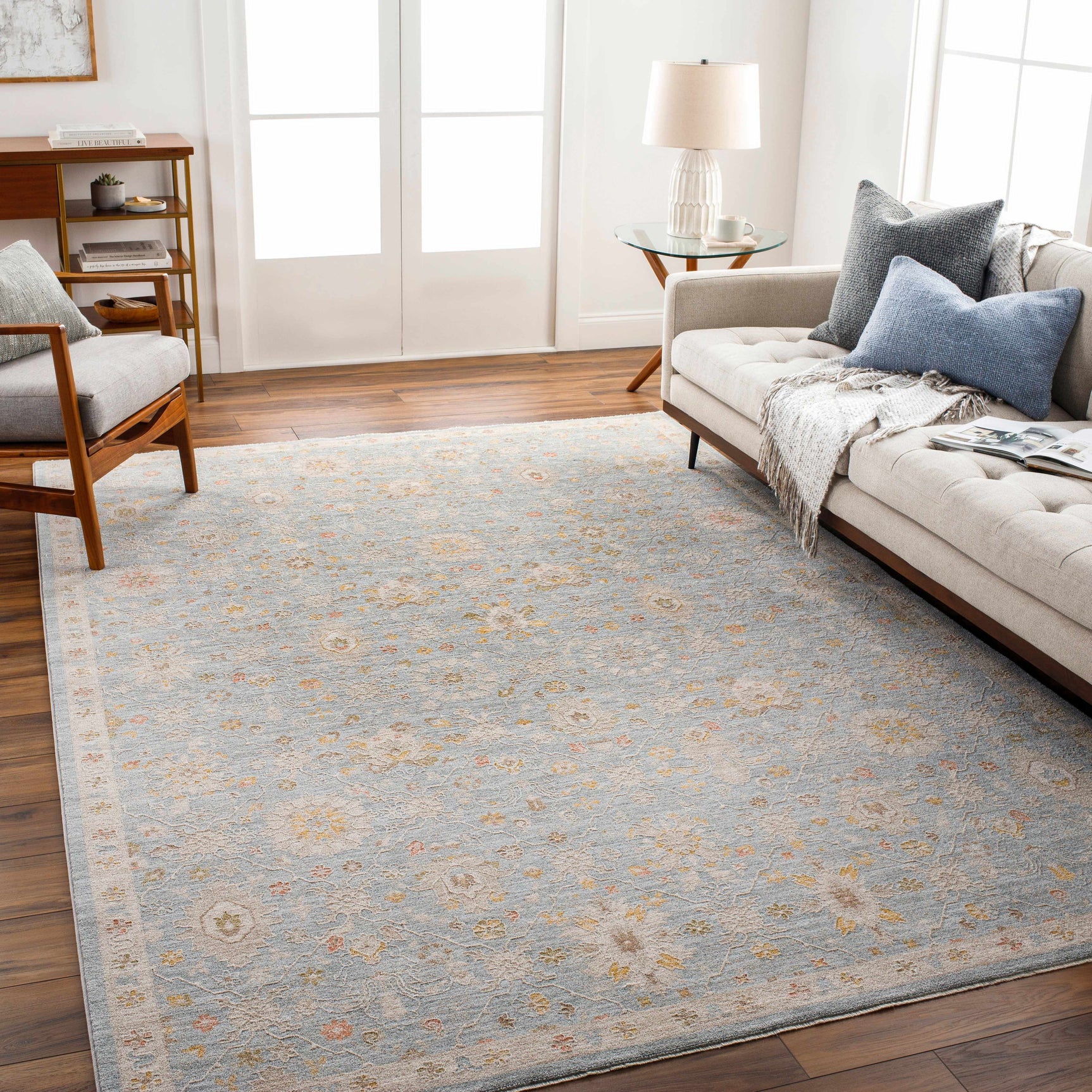 Mira Thick Luxe Oushak Rug - Clearance - Ornate Home