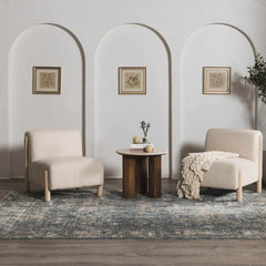 Mirabel Denim Blue Traditional Rug - Ornate Home