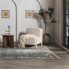 Mirabel Denim Blue Traditional Rug - Ornate Home