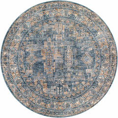 Mirabel Denim Blue Traditional Rug - Ornate Home