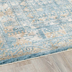 Mirabel Denim Blue Traditional Rug - Ornate Home
