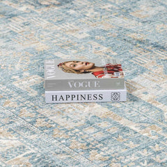 Mirabel Denim Blue Traditional Rug - Ornate Home